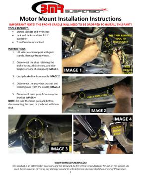 BMR Installation Instructions for MM570