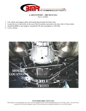BMR Installation Instructions for AAS001