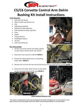 BMR Installation Instructions for CBK550