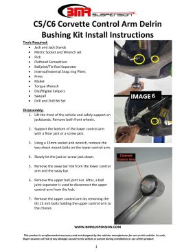 BMR Installation Instructions for CBK551