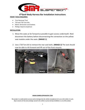 BMR Installation Instructions for HB360