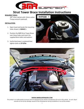 BMR Installation Instructions for STB017R-SD
