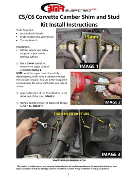 BMR Installation Instructions for WAK561